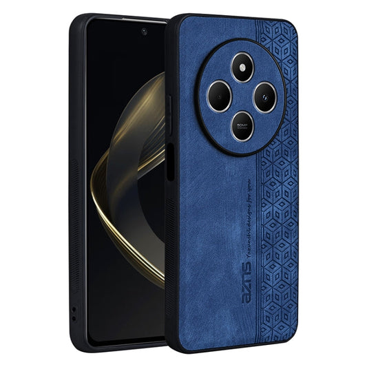 For Xiaomi Poco C75 AZNS 3D Embossed Skin Feel Phone Case(Sapphire Blue)