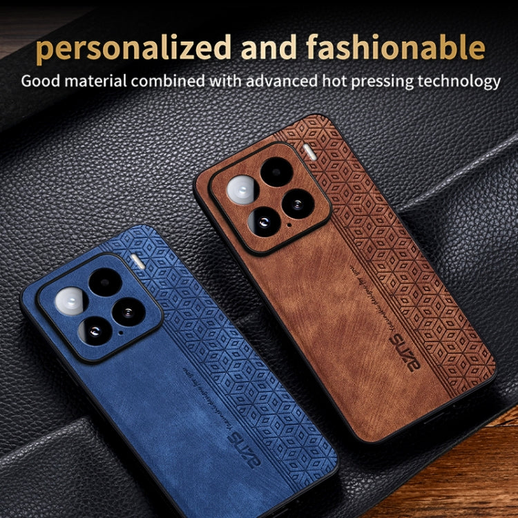For Xiaomi 15 AZNS 3D Embossed Skin Feel Phone Case(Black)