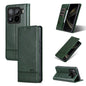 For Xiaomi 15 Pro AZNS Magnetic Calf Texture Flip Leather Phone Case(Dark Green)
