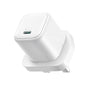 JOYROOM JR-TCG15 30W GaN USB-C / Type-C Port Mini Charger, Plug:UK Plug(White)