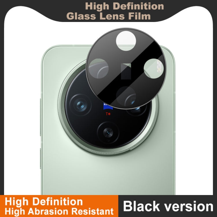 For vivo X200 Pro mini imak Rear Camera Lens Glass Film Black Version