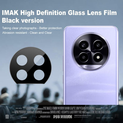 For Realme 14 Pro Lite 5G IMAK Rear Camera Lens Glass Film Black Version