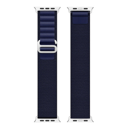 For Apple Watch 46mm / 49mm / 45mm / 44mm DUX DUCIS GS Series Nylon Loop Watch Band(Navy Blue)