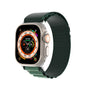 For Apple Watch 46mm / 49mm / 45mm / 44mm DUX DUCIS GS Series Nylon Loop Watch Band(Dark Green)