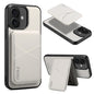 Pour iPhone 16 ESEBLE E3 Coque en Cuir Magsafe RFID à Fentes pour Cartes et Texture Unie (Ivoire)