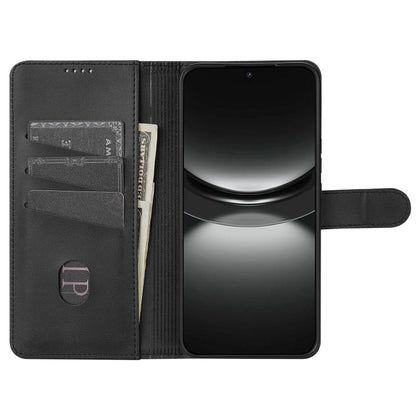 For Redmi Note 14 5G AZNS Skin Feel Calf Texture Flip Leather Phone Case(Black)