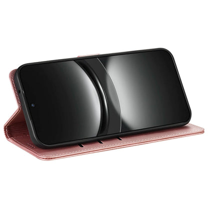For Redmi Note 14 Pro 5G AZNS Skin Feel Calf Texture Flip Leather Phone Case(Rose Gold)