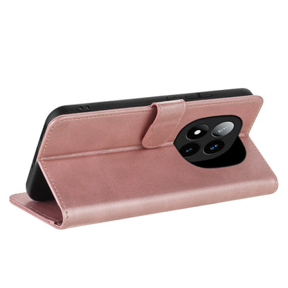 For Redmi Note 14 Pro 5G AZNS Skin Feel Calf Texture Flip Leather Phone Case(Rose Gold)