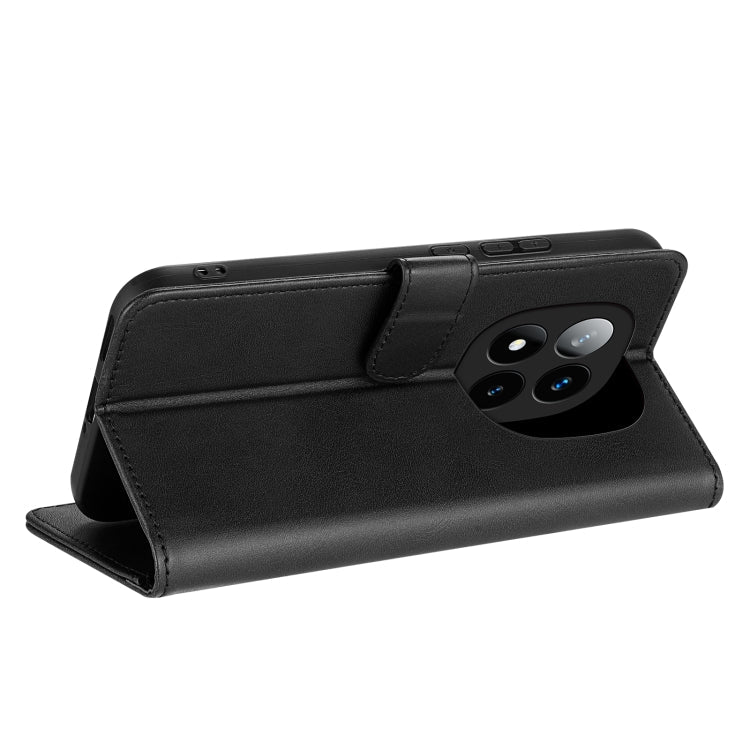 Pour Redmi Note 14 Pro+ 5G AZNS Étui en cuir à rabat texturé veau aspect peau (Noir)