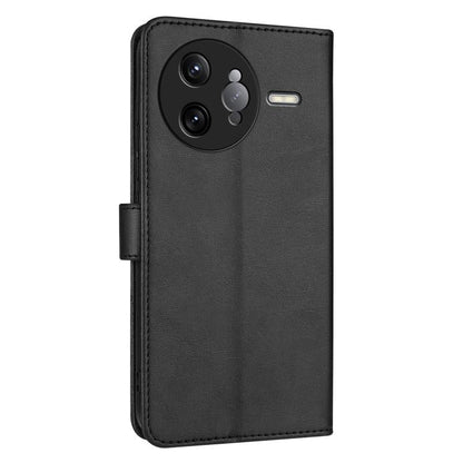 For Redmi K80 Pro AZNS Skin Feel Calf Texture Flip Leather Phone Case(Black)