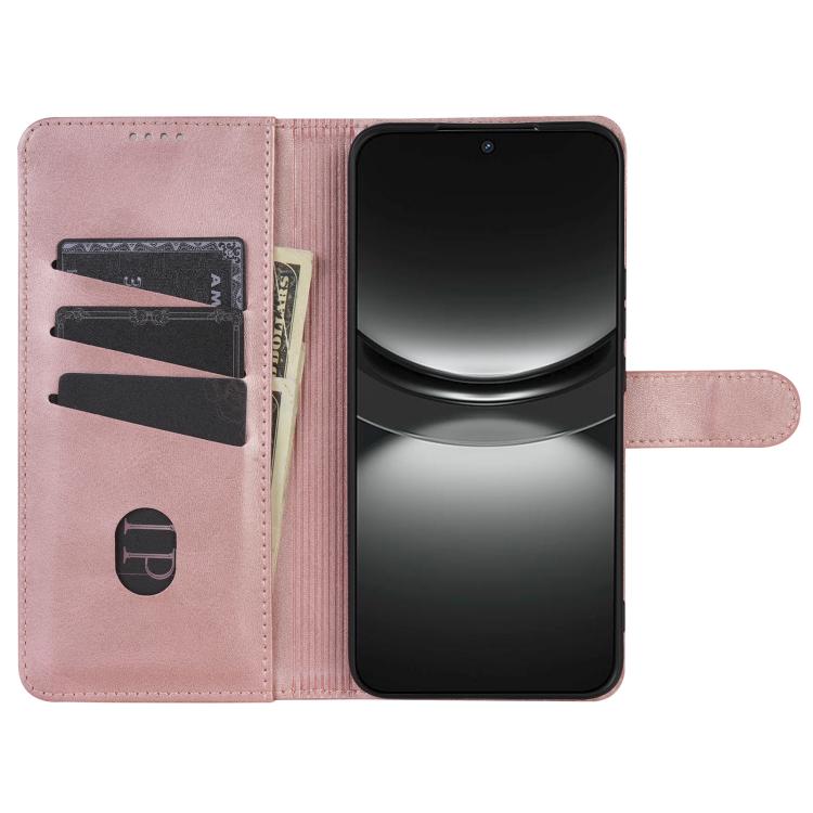 For Redmi K80 Pro AZNS Skin Feel Calf Texture Flip Leather Phone Case(Rose Gold)