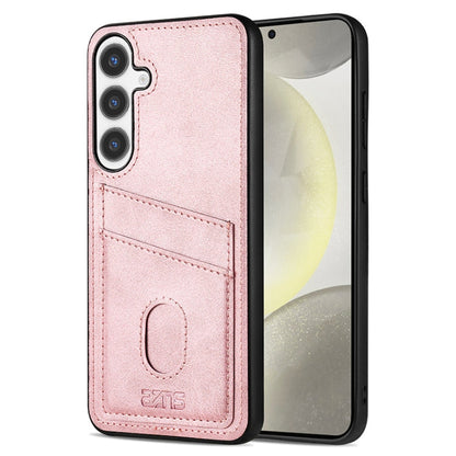 Pour étui de téléphone professionnel à fente pour carte de la série AZNS K1 pour Samsung Galaxy S24 5G (rose)