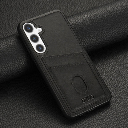 Pour Samsung Galaxy S24+ 5G AZNS K1 Series Étui de téléphone professionnel avec fente pour carte (Noir)
