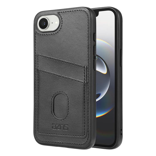 For iPhone 17e / 16e AZNS K1 Series Card Slot Business Phone Case(Black)