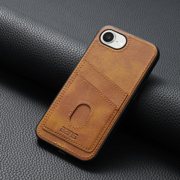 For iPhone 17e / 16e AZNS K1 Series Card Slot Business Phone Case(Yellow)