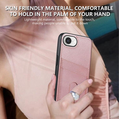 For iPhone 17e / 16e AZNS K1 Series Card Slot Business Phone Case(Pink)