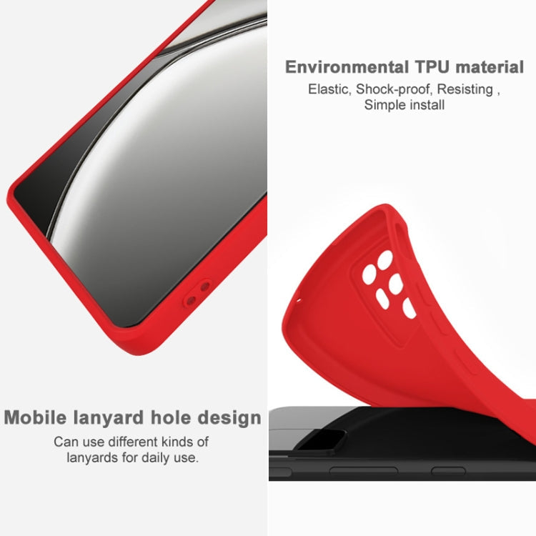 For iPhone 16 Pro Max imak UC-4 Series Straight Edge TPU Phone Case(Red)