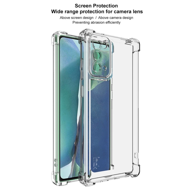 For Samsung Galaxy Note20 IMAK UX-4 Series Four-corner Shockproof Phone Case(Transparent)