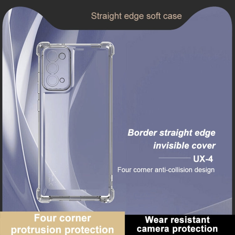 For Samsung Galaxy Note20 IMAK UX-4 Series Four-corner Shockproof Phone Case(Transparent)
