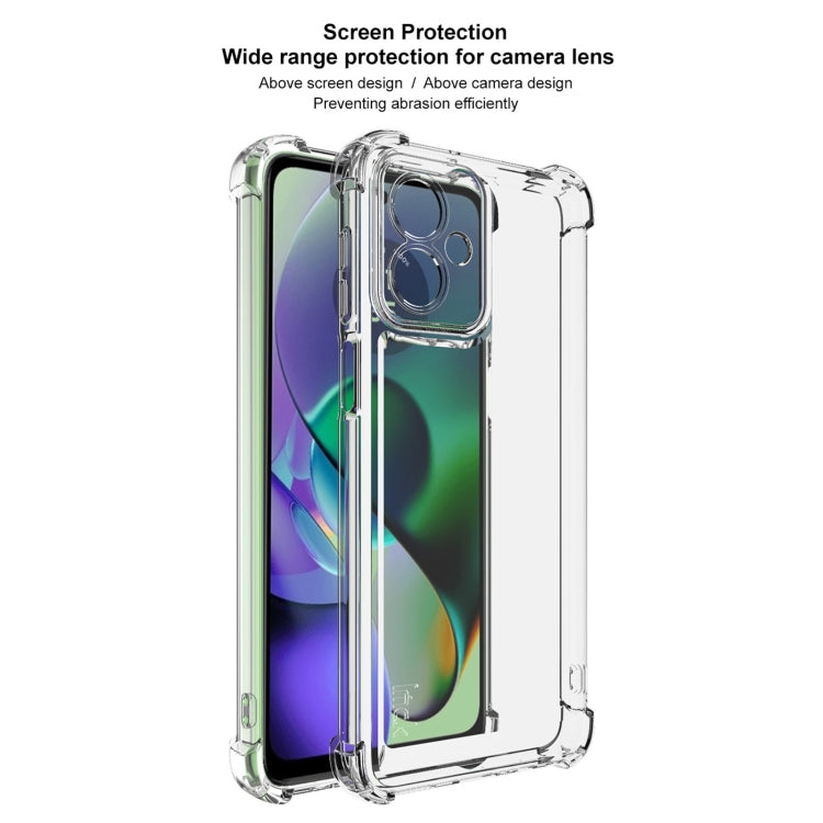 For Motorola Moto G54 5G / G64 5G IMAK UX-4 Series Four-corner Shockproof Phone Case(Transparent)