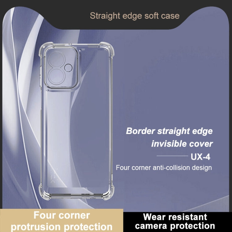 For Motorola Moto G54 5G / G64 5G IMAK UX-4 Series Four-corner Shockproof Phone Case(Transparent)
