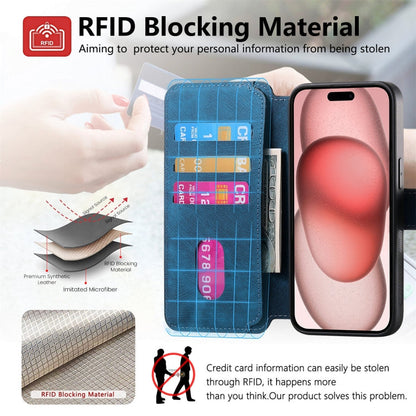 For iPhone 16 Pro Max CaseNeo MagSafe RFID Anti-theft Retro Leather Phone Case(Blue)