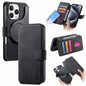 For iPhone 16 Pro CaseNeo MagSafe RFID Anti-theft Retro Leather Phone Case(Black)