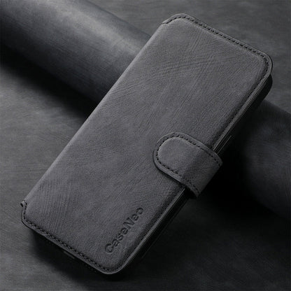 For iPhone 16 Pro CaseNeo MagSafe RFID Anti-theft Retro Leather Phone Case(Black)