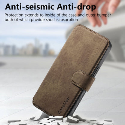 For iPhone 16 Pro CaseNeo MagSafe RFID Anti-theft Retro Leather Phone Case(Brown)