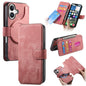 For iPhone 16 Plus CaseNeo MagSafe RFID Anti-theft Retro Leather Phone Case(Pink)