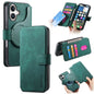 For iPhone 16 CaseNeo MagSafe RFID Anti-theft Retro Leather Phone Case(Green)