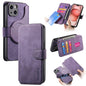For iPhone 15 Plus CaseNeo MagSafe RFID Anti-theft Retro Leather Phone Case(Purple)