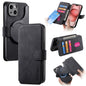 For iPhone 15 CaseNeo MagSafe RFID Anti-theft Retro Leather Phone Case(Black)