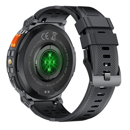 Montre Intelligente LEMFO K66 1,85 pouces avec Appel Bluetooth, Prise en Charge de la Fréquence Cardiaque / de l'Oxygène Sanguin (Noir)