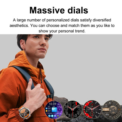 Montre Intelligente LEMFO K66 1,85 pouces avec Appel Bluetooth, Prise en Charge de la Fréquence Cardiaque / de l'Oxygène Sanguin (Noir)
