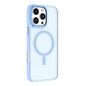 Pour iPhone 16 Pro, étui de téléphone magnétique MagSafe dépoli Mutural Skin Feel Series (Bleu Clair)