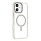 For iPhone 16 Mutural Skin Feel Series Frosted MagSafe Magnetic Phone Case(Grey)