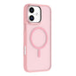 For iPhone 16 Mutural Skin Feel Series Frosted MagSafe Magnetic Phone Case(Pink)