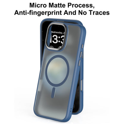 For iPhone 16 Mutural Skin Feel Series Frosted MagSafe Magnetic Phone Case(Grey)