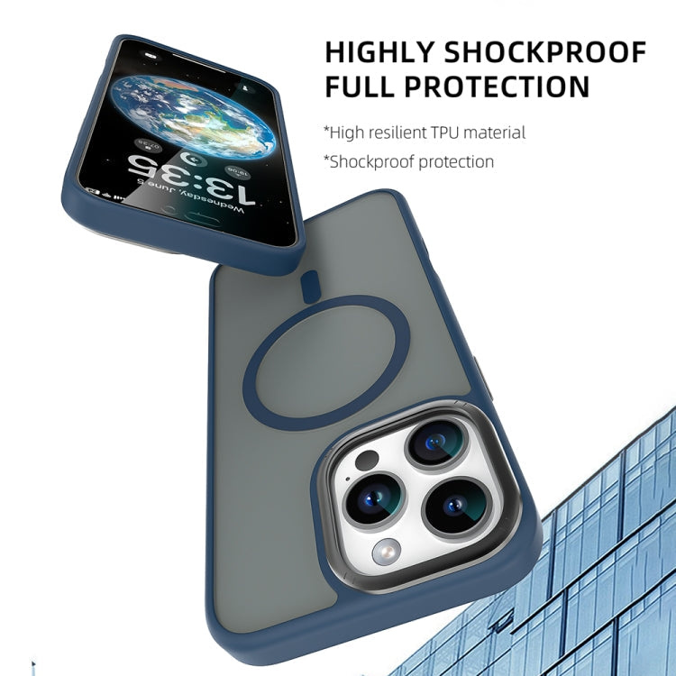 For iPhone 16 Mutural Skin Feel Series Frosted MagSafe Magnetic Phone Case(Grey)