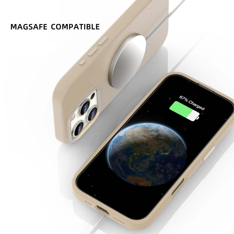 For iPhone 16 Mutural Karen Series Liquid Silicone MagSafe Magnetic Phone Case(Pink)