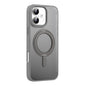 For iPhone 16 Mutural Armor Series MagSafe Magnetic Holder Phone Case(Grey)
