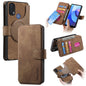 For Motorola Moto E30 / E20 CaseNeo MagSafe RFID Anti-theft Retro Leather Phone Case(Brown)