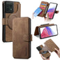 Pour Motorola Edge 50 Ultra Coque Téléphone en Cuir Rétro Antivol RFID Neo MagSafe (Marron)