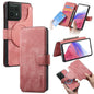 Pour Motorola Edge 50 Ultra Coque Neo MagSafe RFID Antivol Étui de téléphone en Cuir Rétro (Rose)