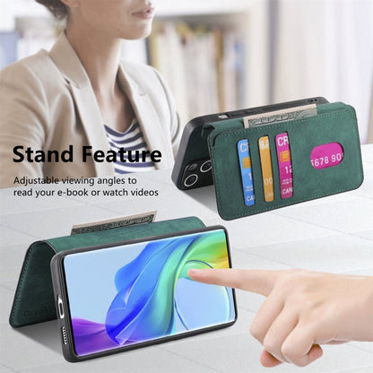 For vivo V29 Lite CaseNeo MagSafe RFID Anti-theft Retro Leather Phone Case(Green)