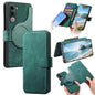 Pour coque de téléphone en cuir rétro anti-vol MagSafe RFID vivo V40 SE / V40 Lite IDN CaseNeo (vert)