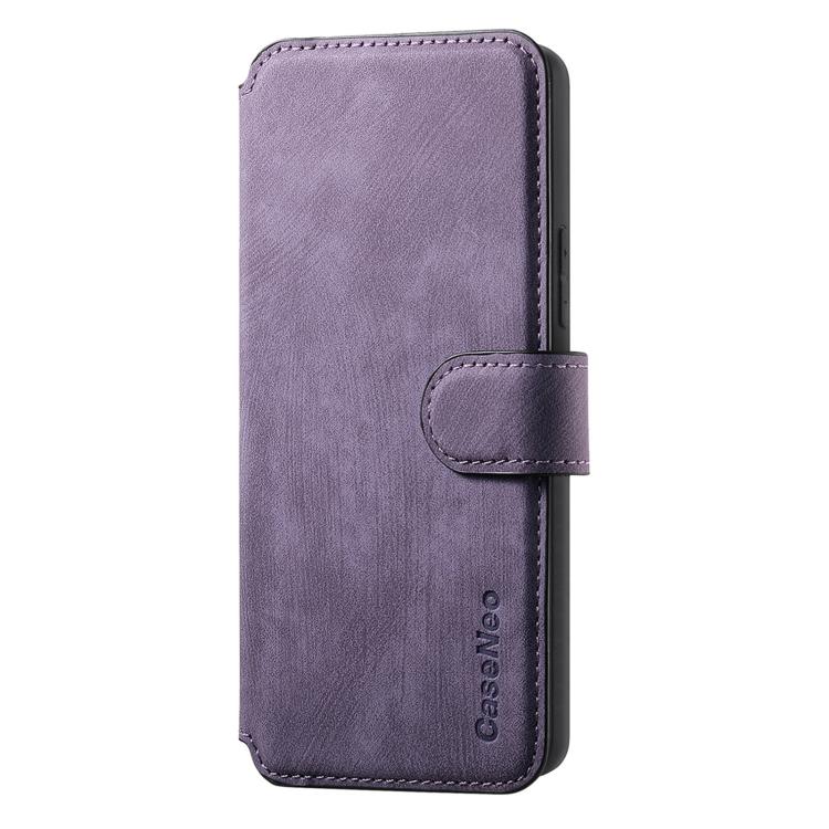For vivo V40 SE / V40 Lite IDN CaseNeo MagSafe RFID Anti-theft Retro Leather Phone Case(Purple)
