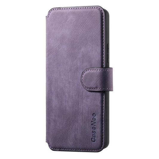 For vivo V40 SE / V40 Lite IDN CaseNeo MagSafe RFID Anti-theft Retro Leather Phone Case(Purple)