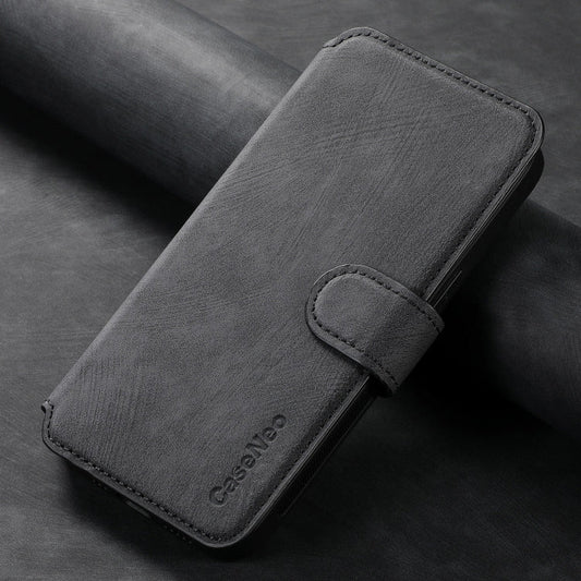 For vivo Y21s / Y32 / Y21T / Y3T CaseNeo MagSafe RFID Anti-theft Retro Leather Phone Case(Black)
